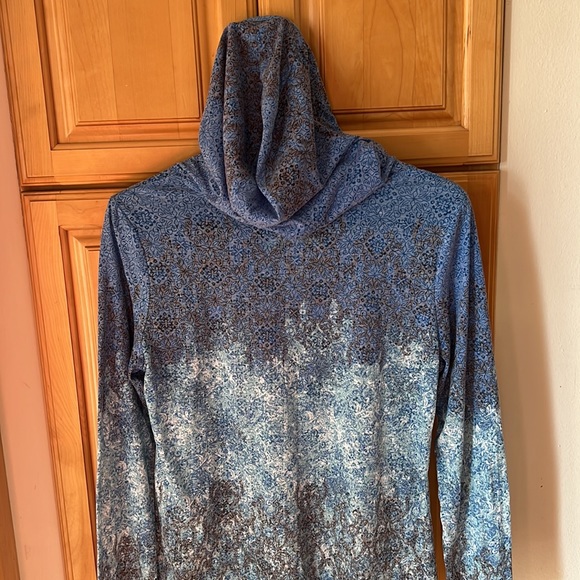 Hooded Organic Earth Yoga pullover - Picture 4 of 5